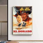 cartel de cine occidental vintage