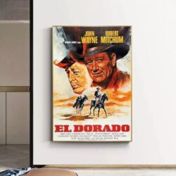 cartel de cine occidental vintage