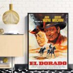 cartel de cine occidental vintage