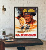 cartel de cine occidental vintage