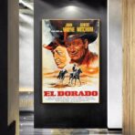 cartel de cine occidental vintage