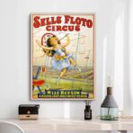 cartel de circo vintage