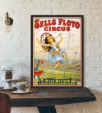 cartel de circo vintage