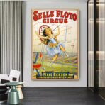 cartel de circo vintage