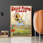 cartel de circo vintage