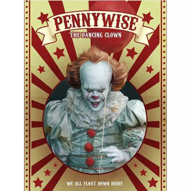 cartel payaso vintage pennywise cartel payaso vintage pennywise