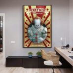 cartel payaso vintage pennywise