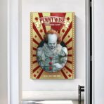 cartel payaso vintage pennywise