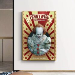 cartel payaso vintage pennywise