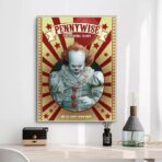 cartel payaso vintage pennywise