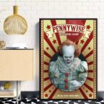 cartel payaso vintage pennywise