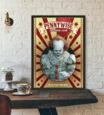 cartel payaso vintage pennywise