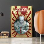 cartel payaso vintage pennywise