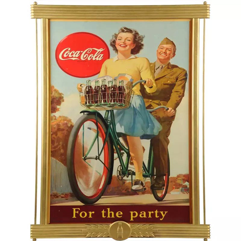 cartel de coca cola de guerra vintage cartel de coca cola de guerra vintage