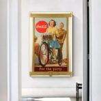 cartel de coca cola de guerra vintage