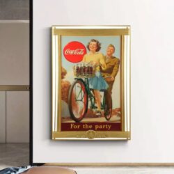 cartel de coca cola de guerra vintage