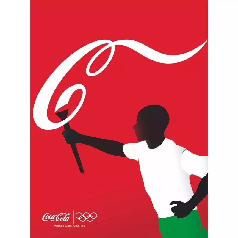 cartel vintage de coca cola juegos olimpicos cartel vintage de coca cola juegos olimpicos
