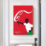 cartel vintage de coca cola juegos olimpicos