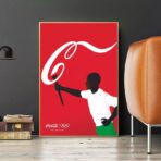 cartel vintage de coca cola juegos olimpicos