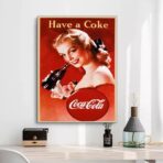 cartel vintage de coca cola 1