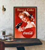 cartel vintage de coca cola 1