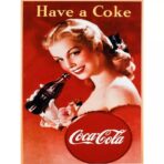 cartel vintage de coca cola 1