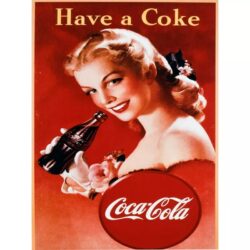 cartel vintage de coca cola 1