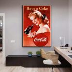 cartel vintage de coca cola 1
