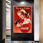 cartel vintage de coca cola 1