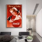 cartel vintage de coca cola 1