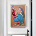 cartel de coctel vintage francia