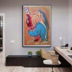 cartel de coctel vintage francia