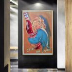 cartel de coctel vintage francia