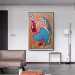 cartel de coctel vintage francia