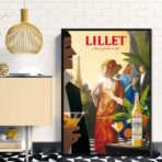 cartel de coctel vintage