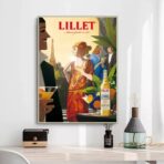 cartel de coctel vintage