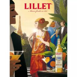 cartel de coctel vintage