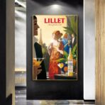 cartel de coctel vintage