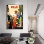 cartel de coctel vintage
