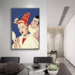 cartel de peluqueria vintage