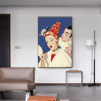 cartel de peluqueria vintage