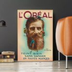 cartel de peinado vintage