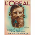 cartel de peinado vintage