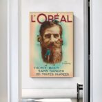 cartel de peinado vintage