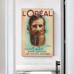 cartel de peinado vintage