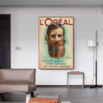 cartel de peinado vintage