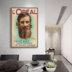 cartel de peinado vintage