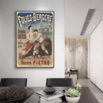 cartel de lucha vintage