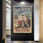 cartel de lucha vintage