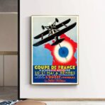 cartel de aerolinea vintage 1
